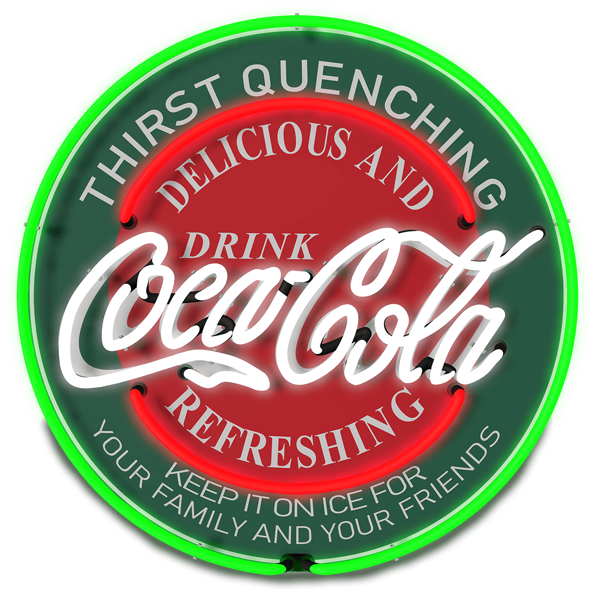 Coca-Cola Neon Sign - Thirst Quenching