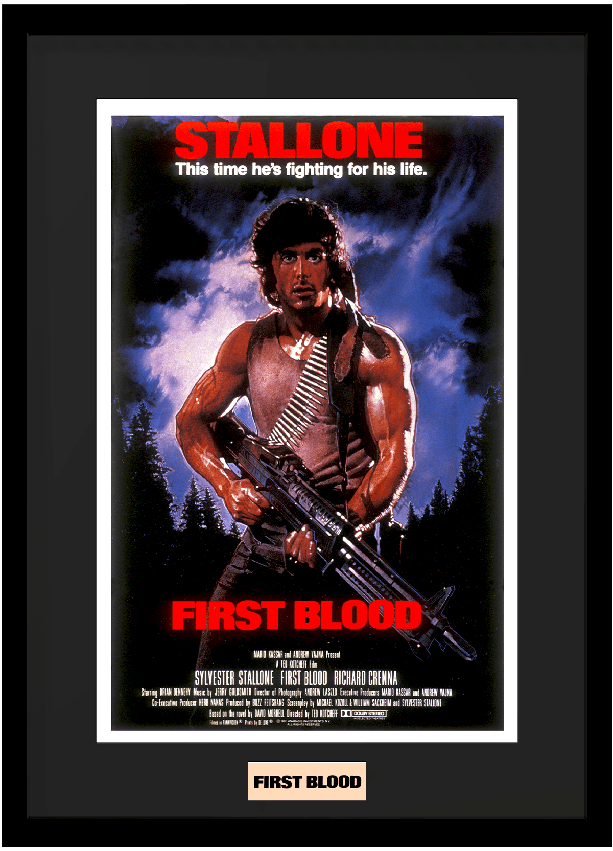 First Blood - Original US Theatrical Poster (1982) image 1