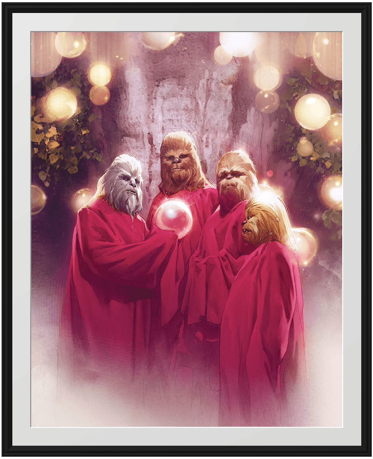 Chewbacca And Family Wish You a Happy Holiday