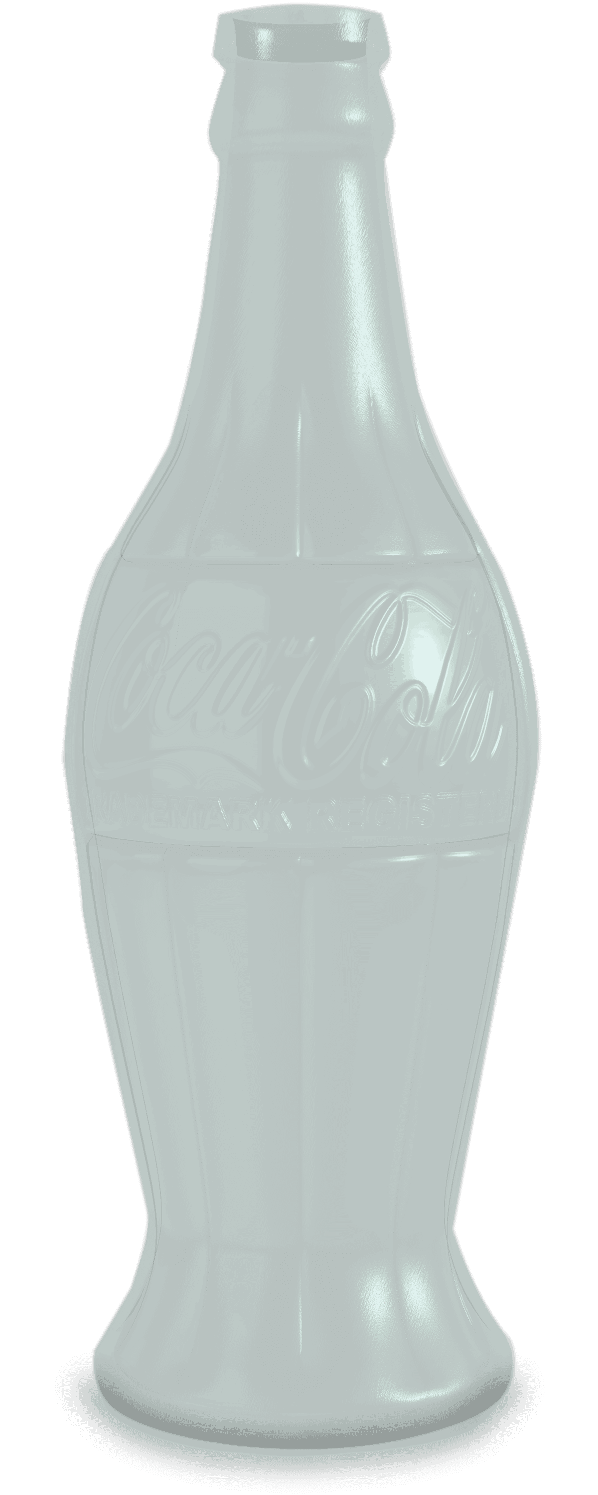 Coca-Cola – 1:1 Hobbleskirt Empty Bottle image 1