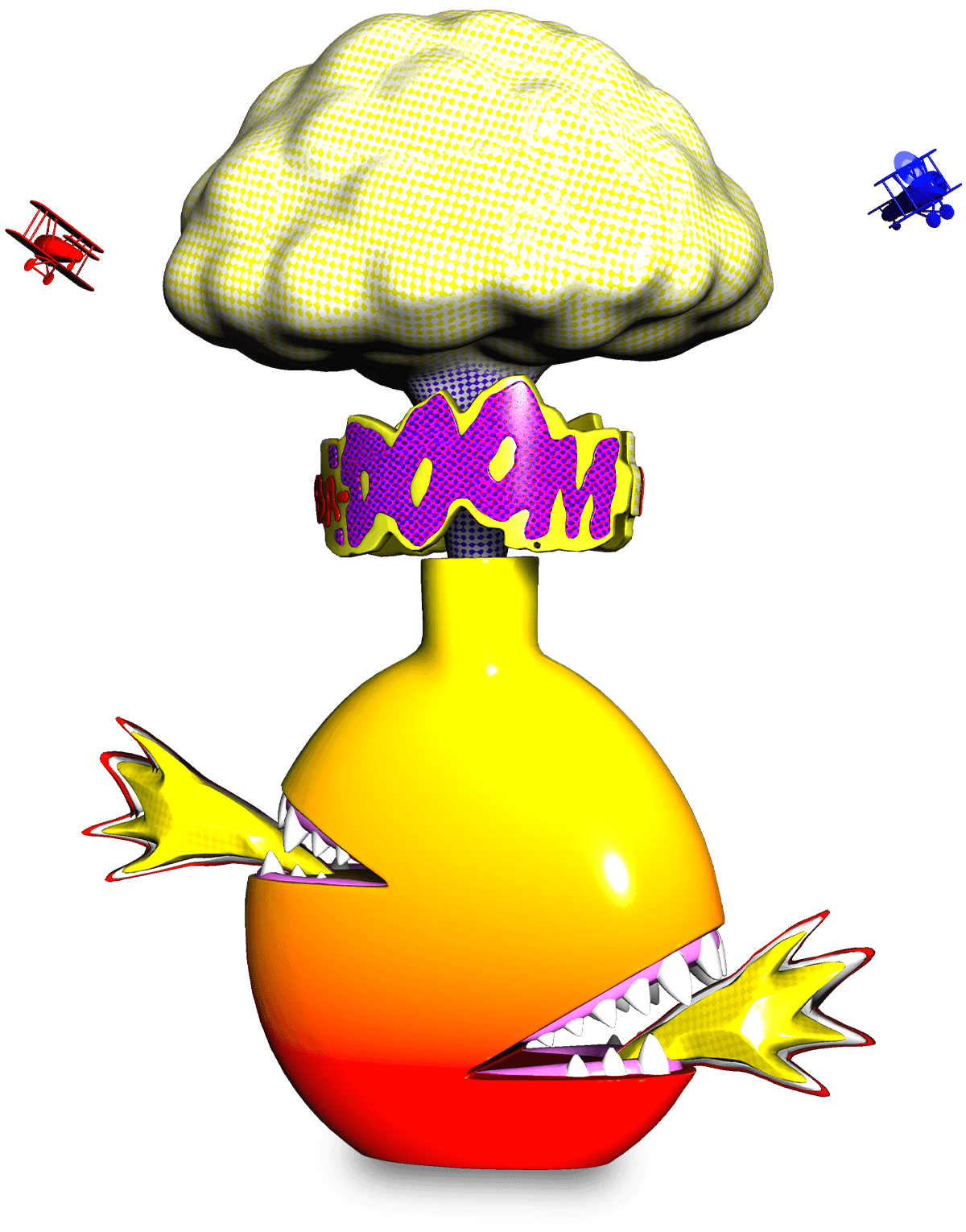 Josh Divine - Biting Vase - Ba-Doom