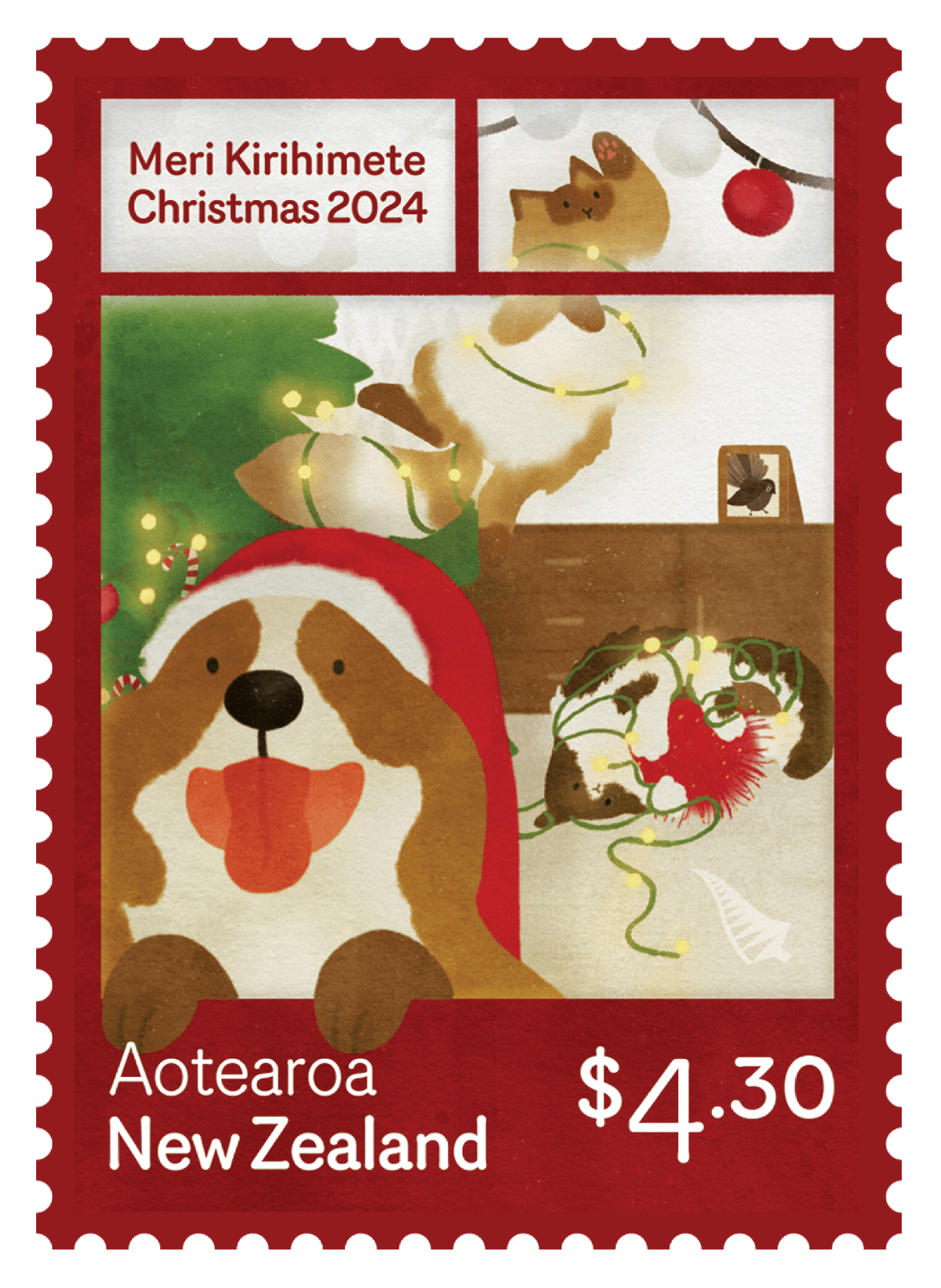 $4.30 Pets Stamp image 1