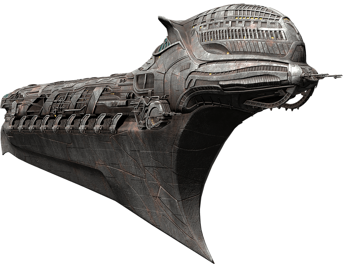 Klingon Cleave Starship