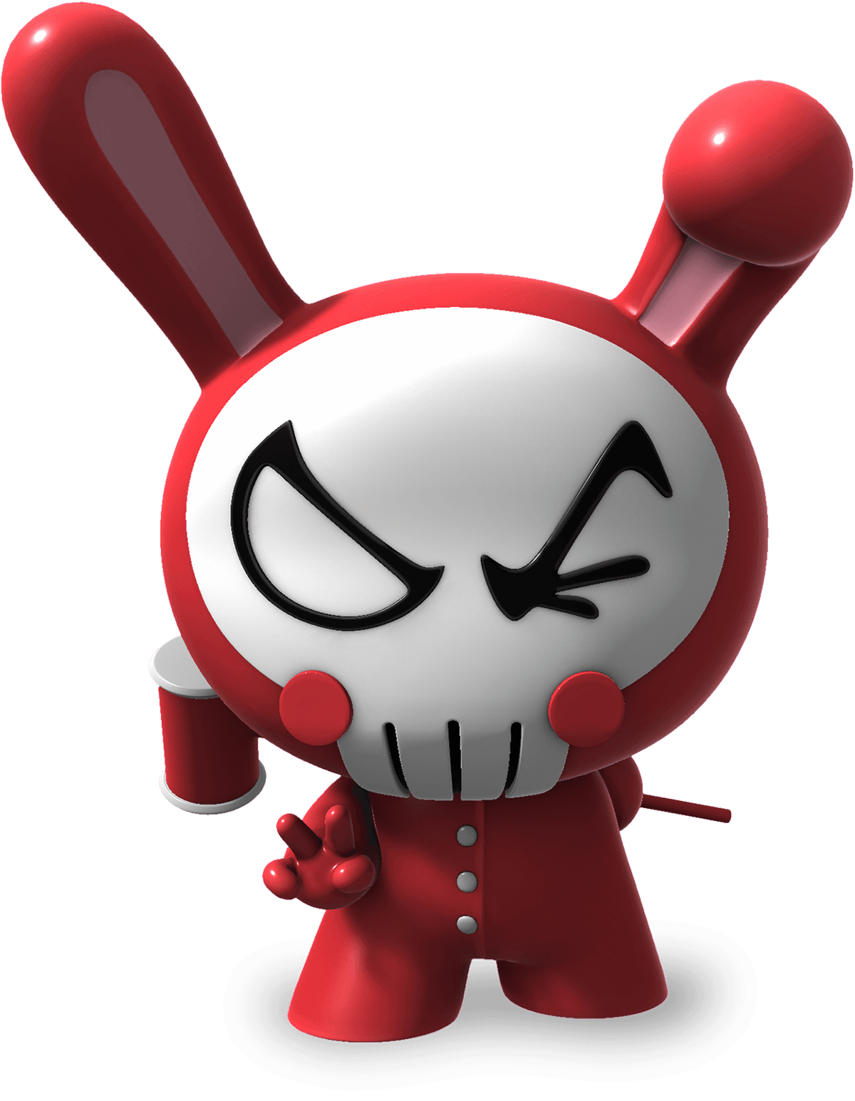 OG Devil Bunny - Red image 1