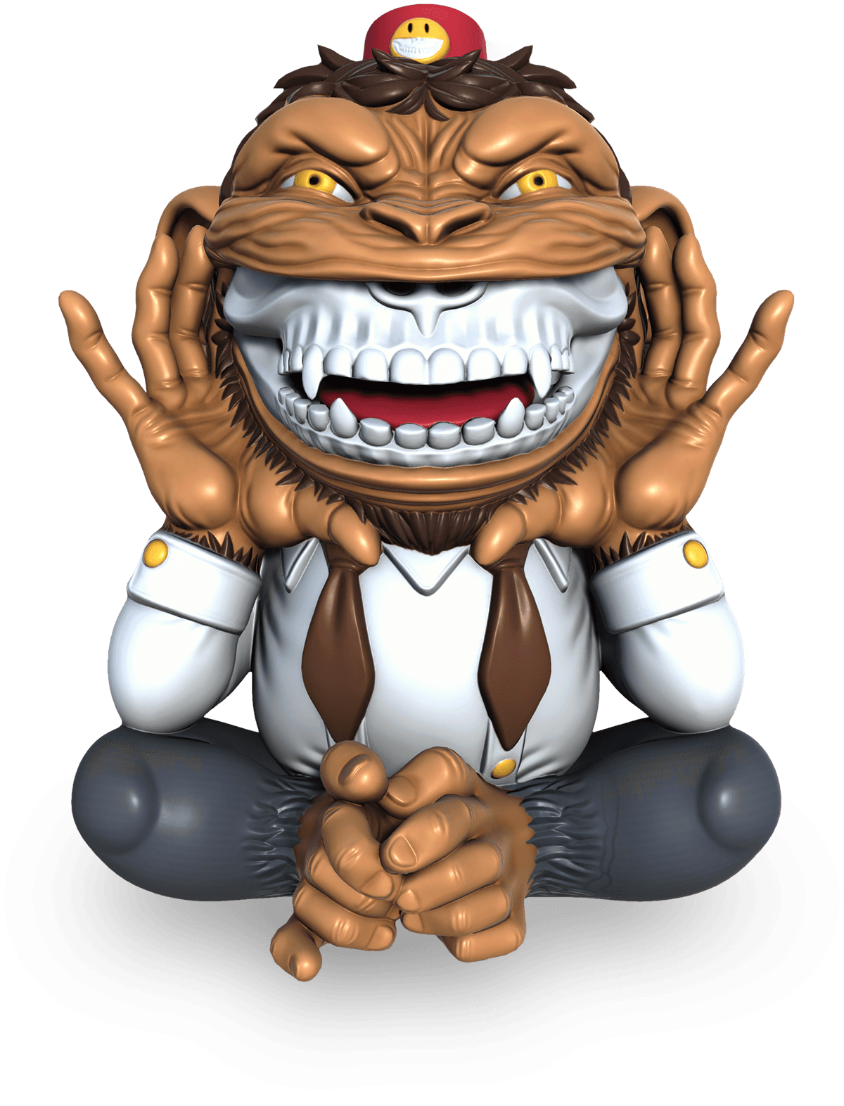 Mr. Mischief the Monkey Grin - Original image 1