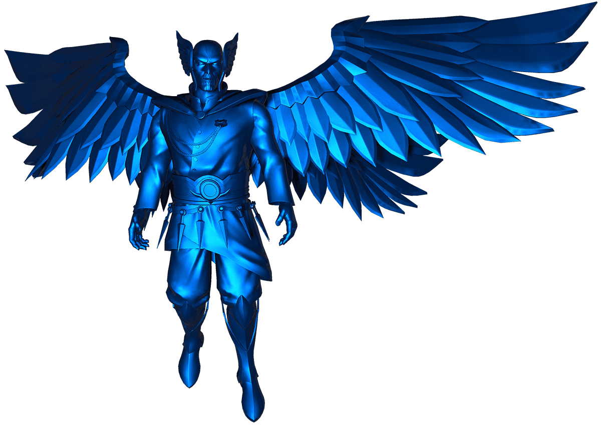 Eagle Eyes - Blue Metallic