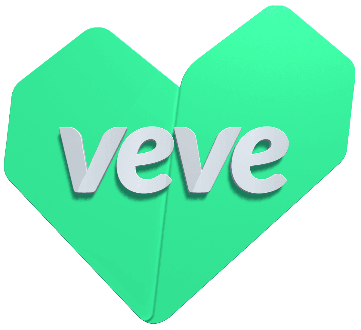 VeVe Heart Logo - Green