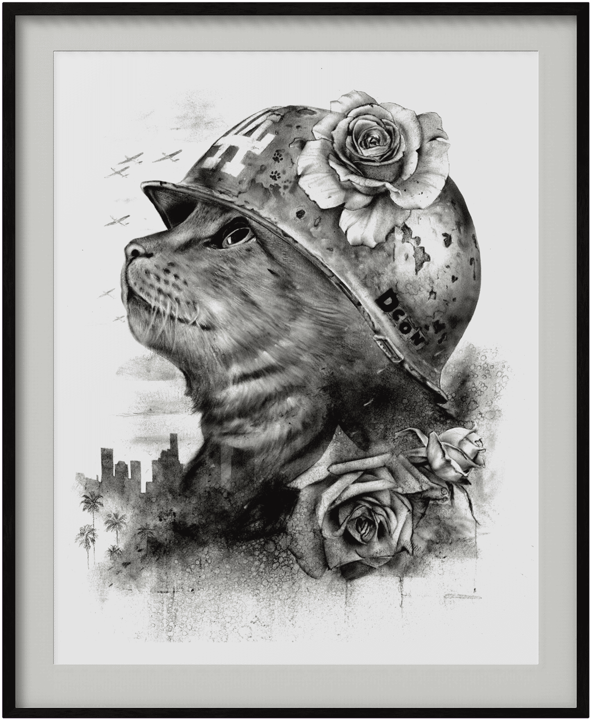 Cat-Trooper (Black/White)