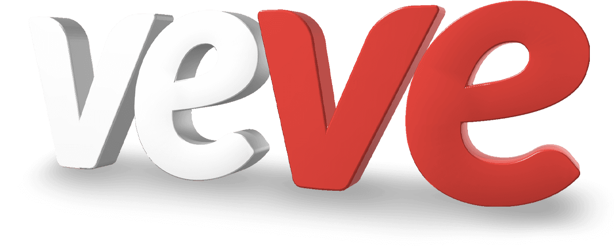 VeVe Logo White Red image 1