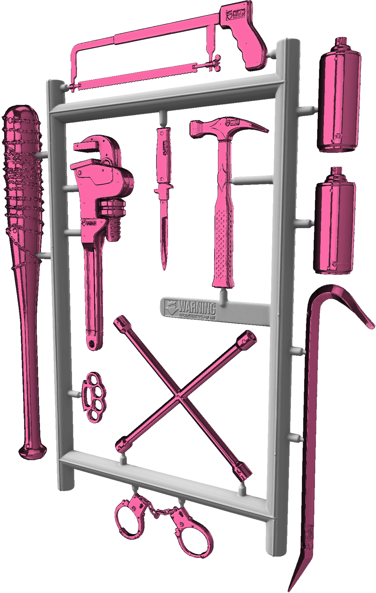 Weapon Racks – Pink Silver image 1