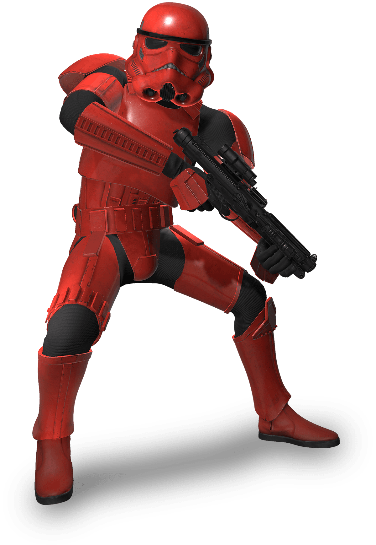Crimson Trooper - Crouching
