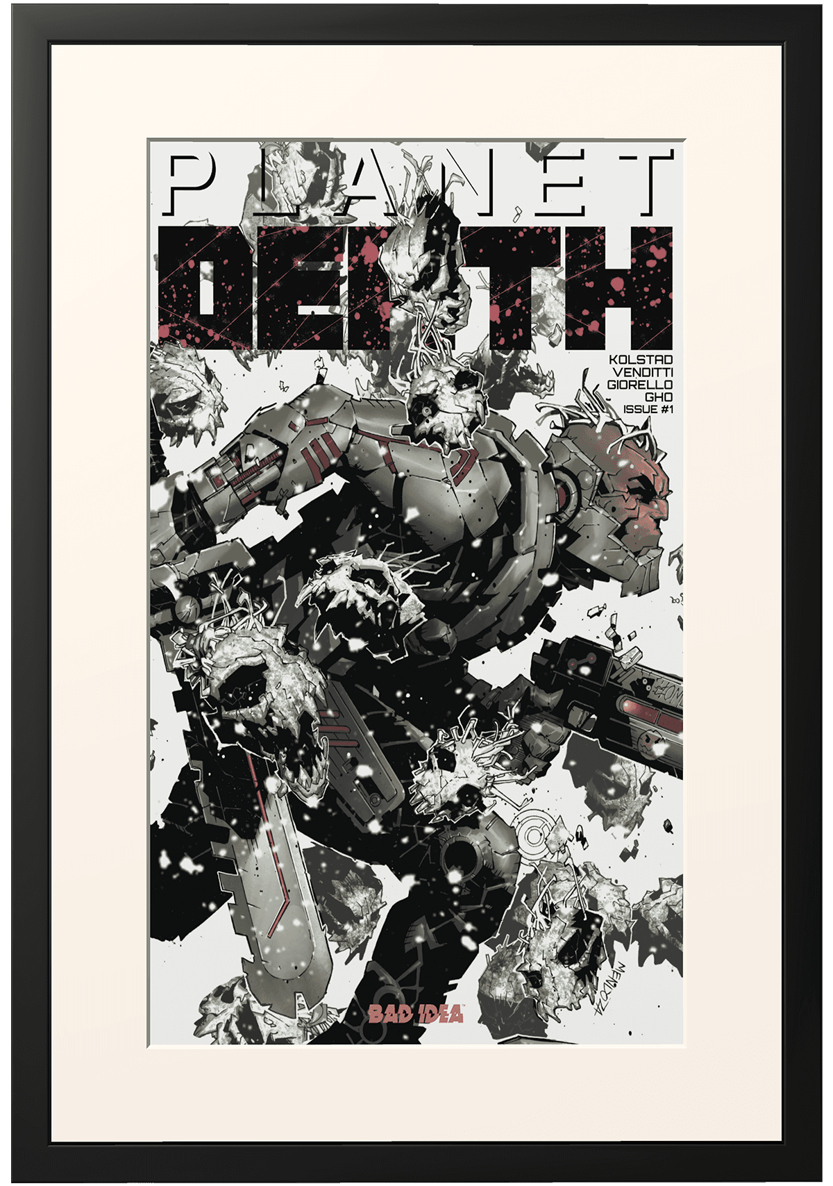 PLANET DEATH #1 Framed Art image 1