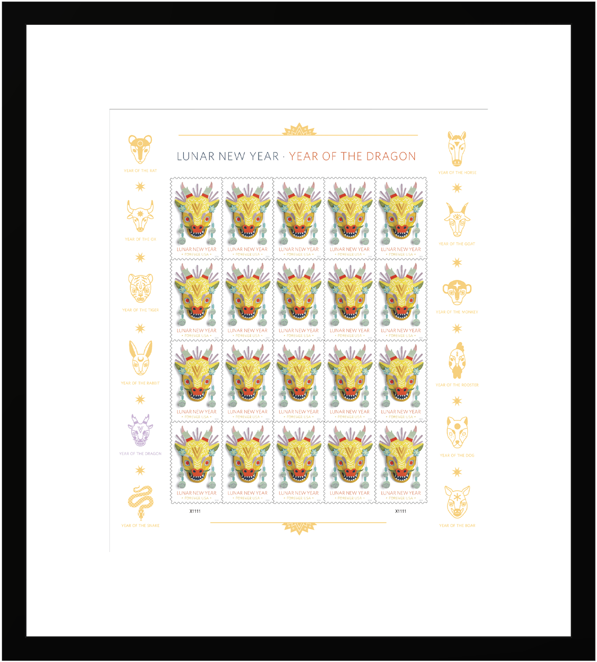 Lunar New Year: Dragon - Pane of 20 image 1