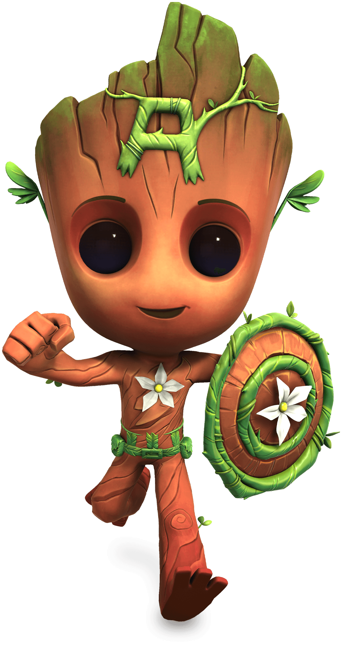 Groot Captain America