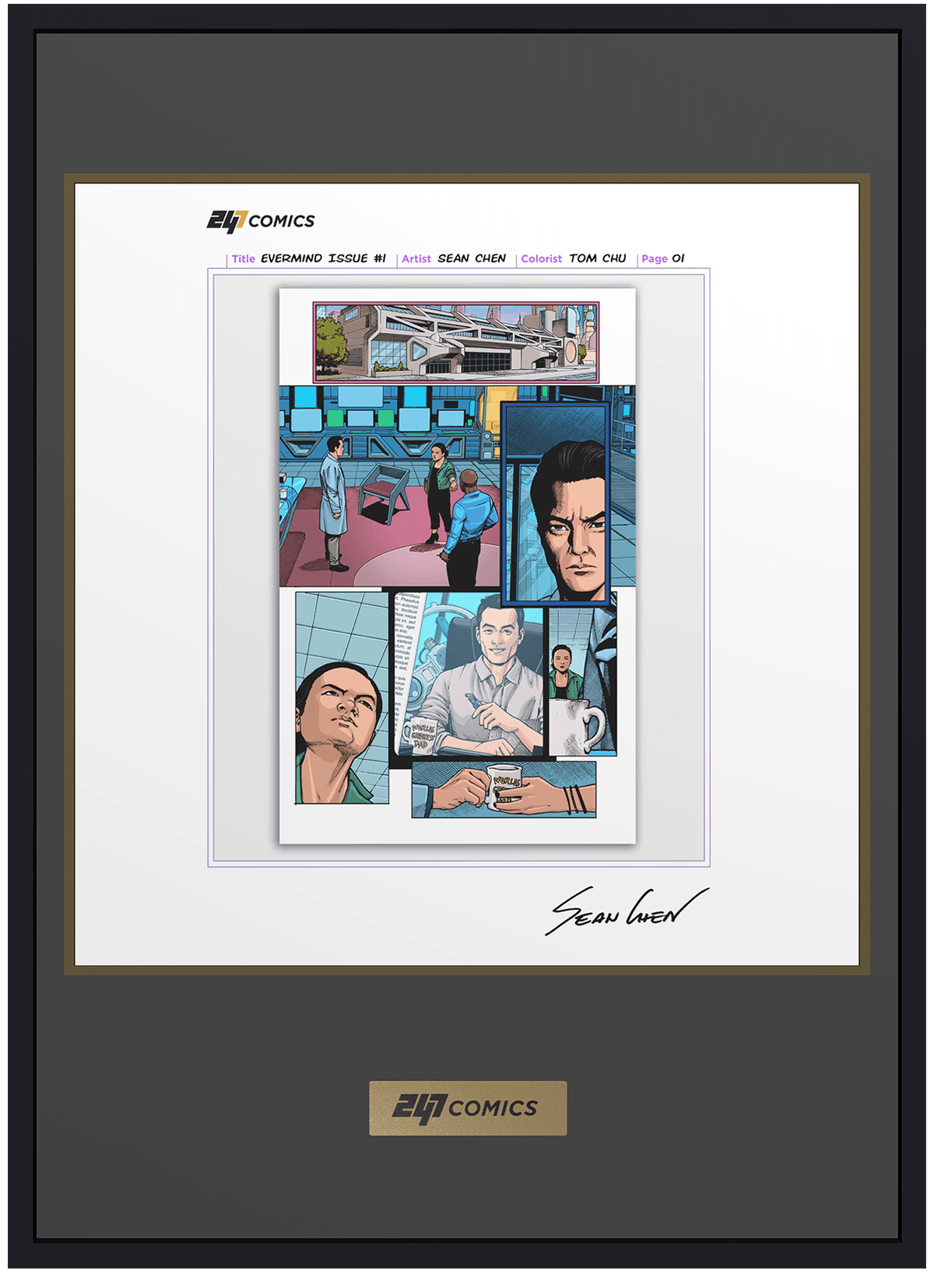 Evermind #1 - Page #1 (Full Art)