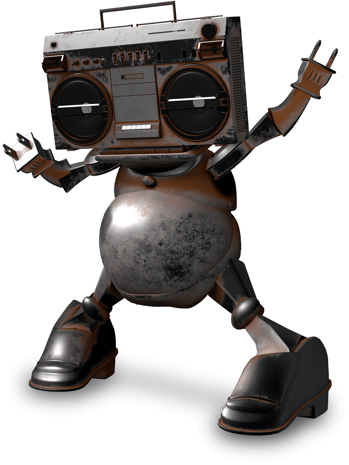 DJ Big Bot - Silver Rust image 1