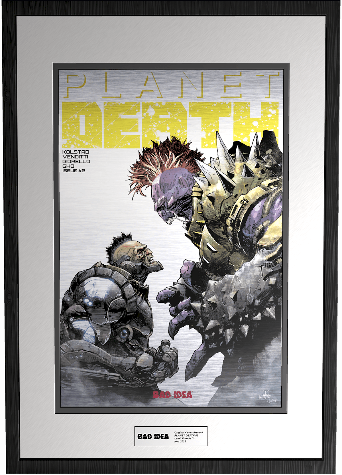 PLANET DEATH #2 Framed Art