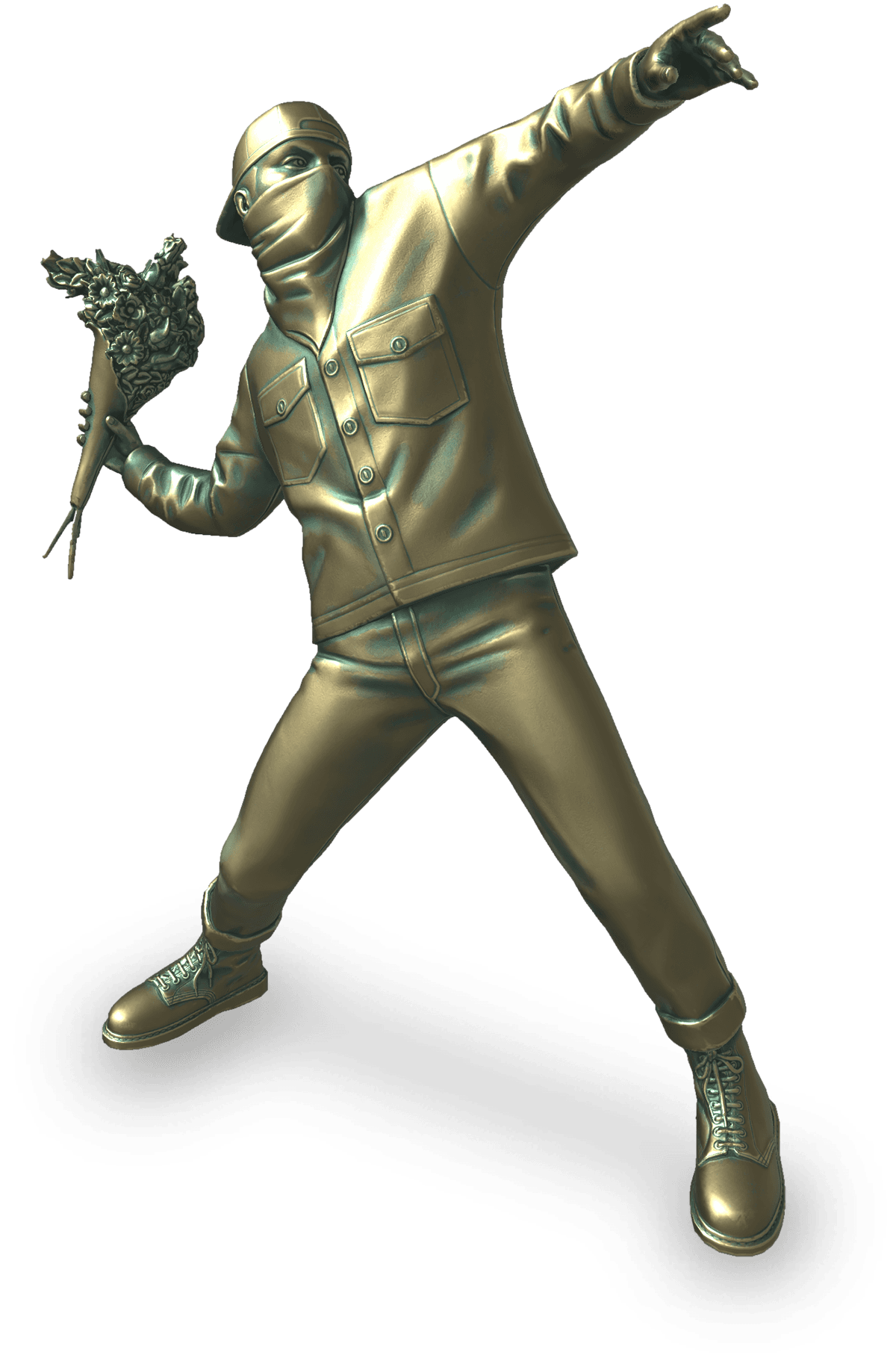 Flower Bomber (Patina Bronze Edition)