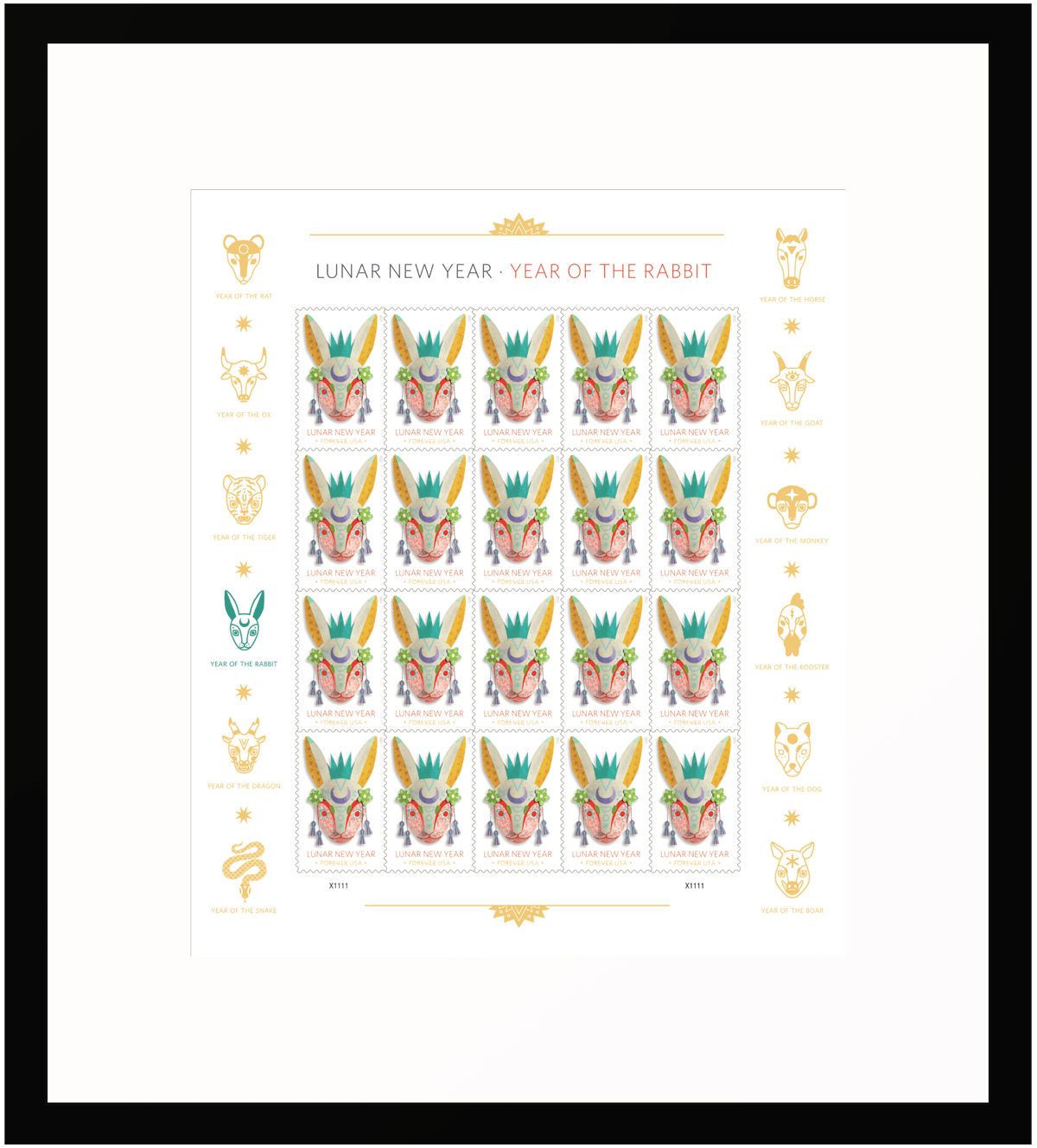 Lunar New Year: Rabbit Souvenir Sheet image 1