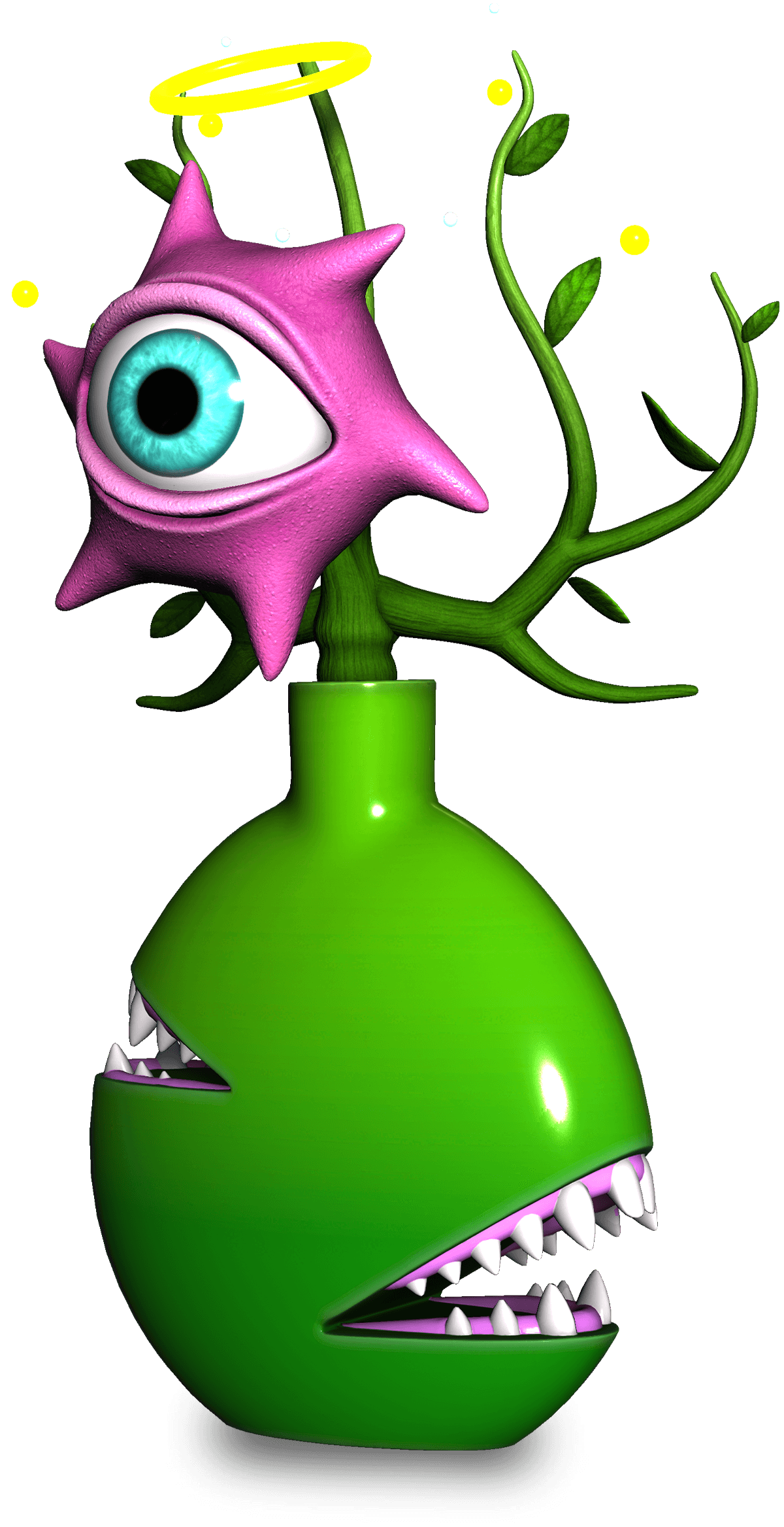Josh Divine - Biting Vase - Seeing Plant image 1