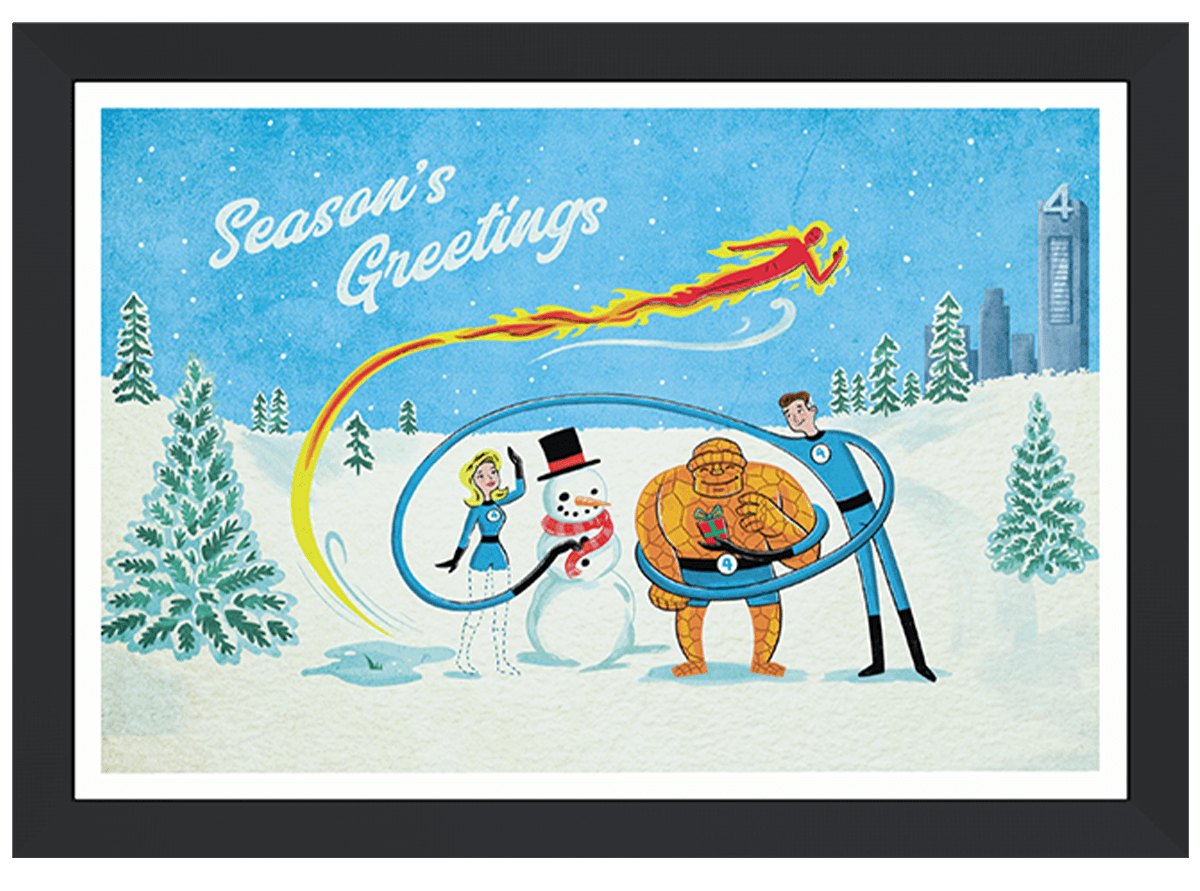 Fantastic Four Holiday Card