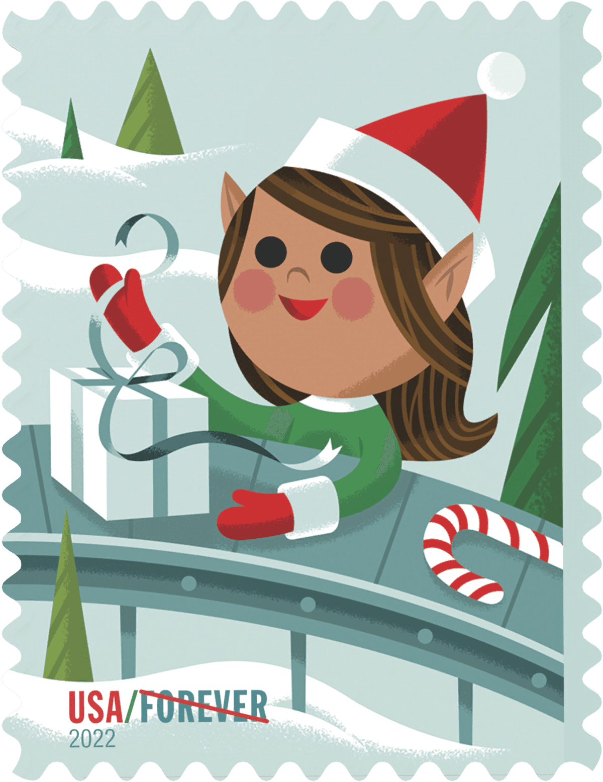Holiday Elves - Elf with Package image 1