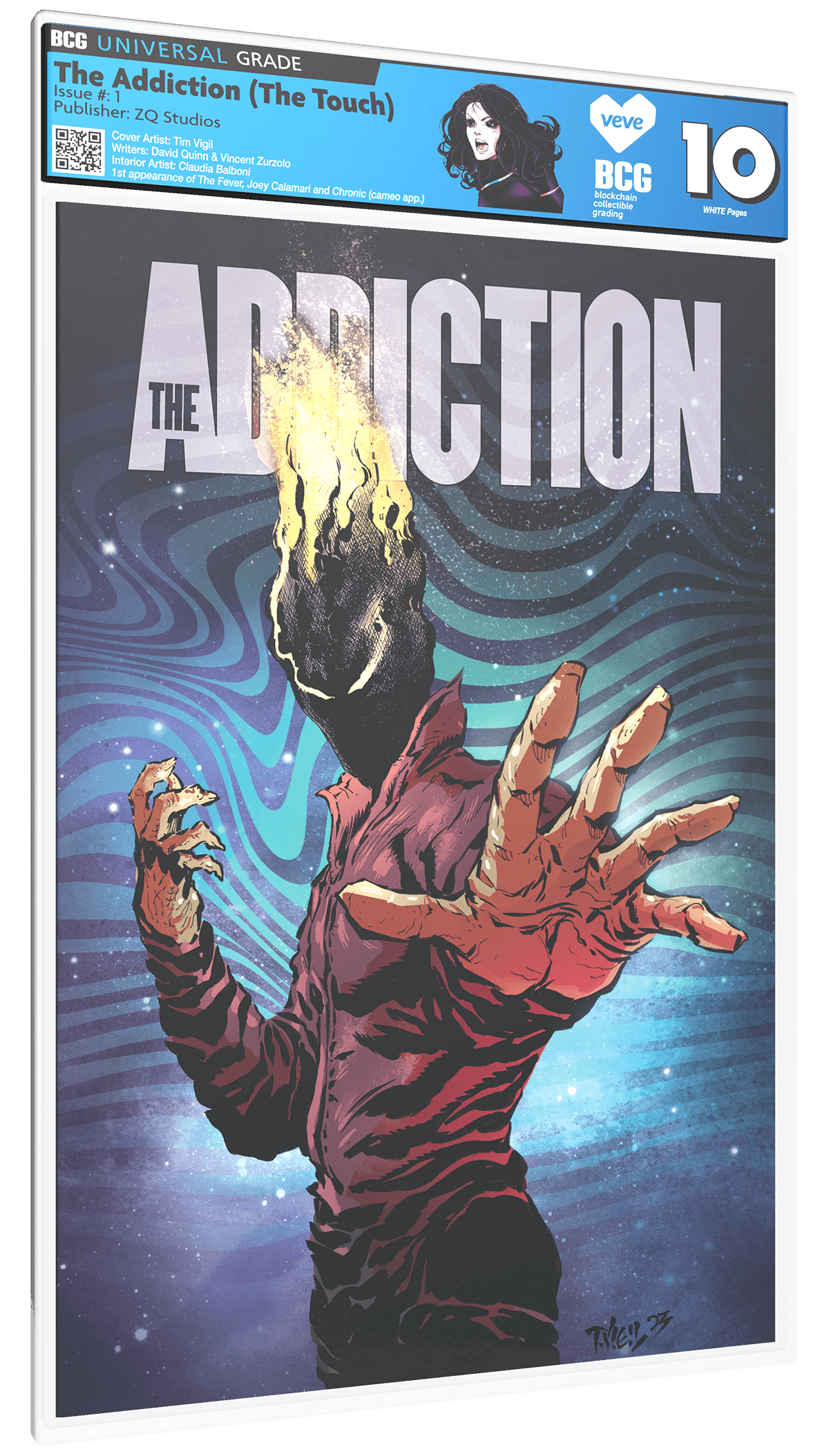 The Addiction: The Touch #1 BCG 10.0 Collectible