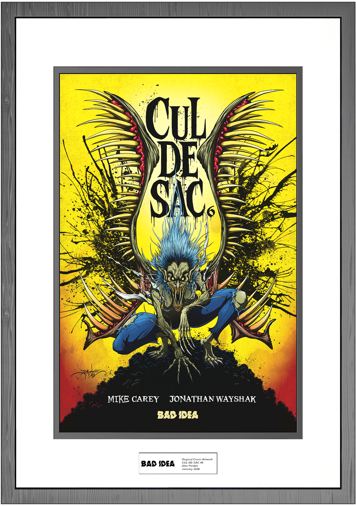 CUL-DE-SAC #6 - Alex Pardee Framed Art