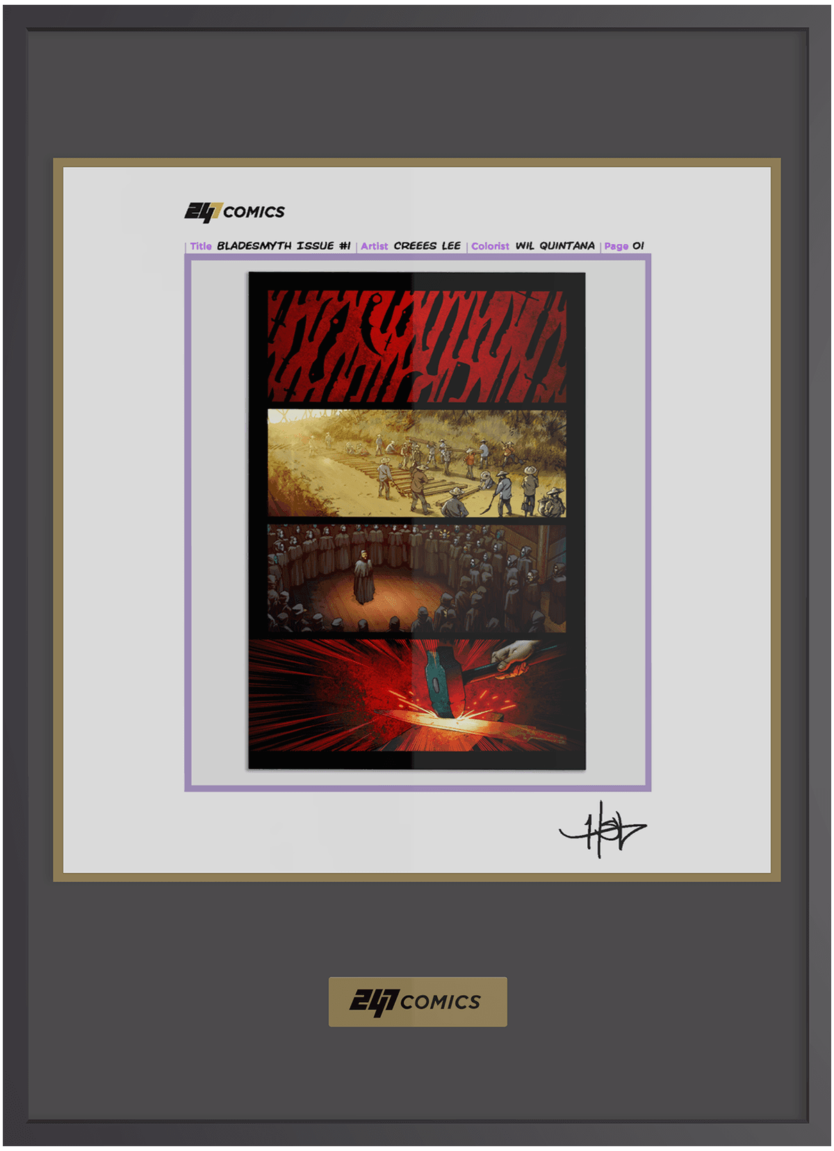 Bladesmyth #1 - Page #1 (Full Art) Collectible
