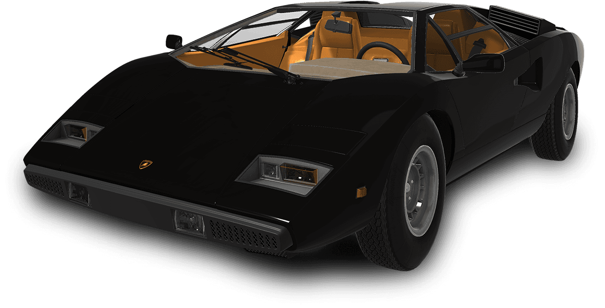 Lamborghini Countach LP 400 - Nero Tenebre