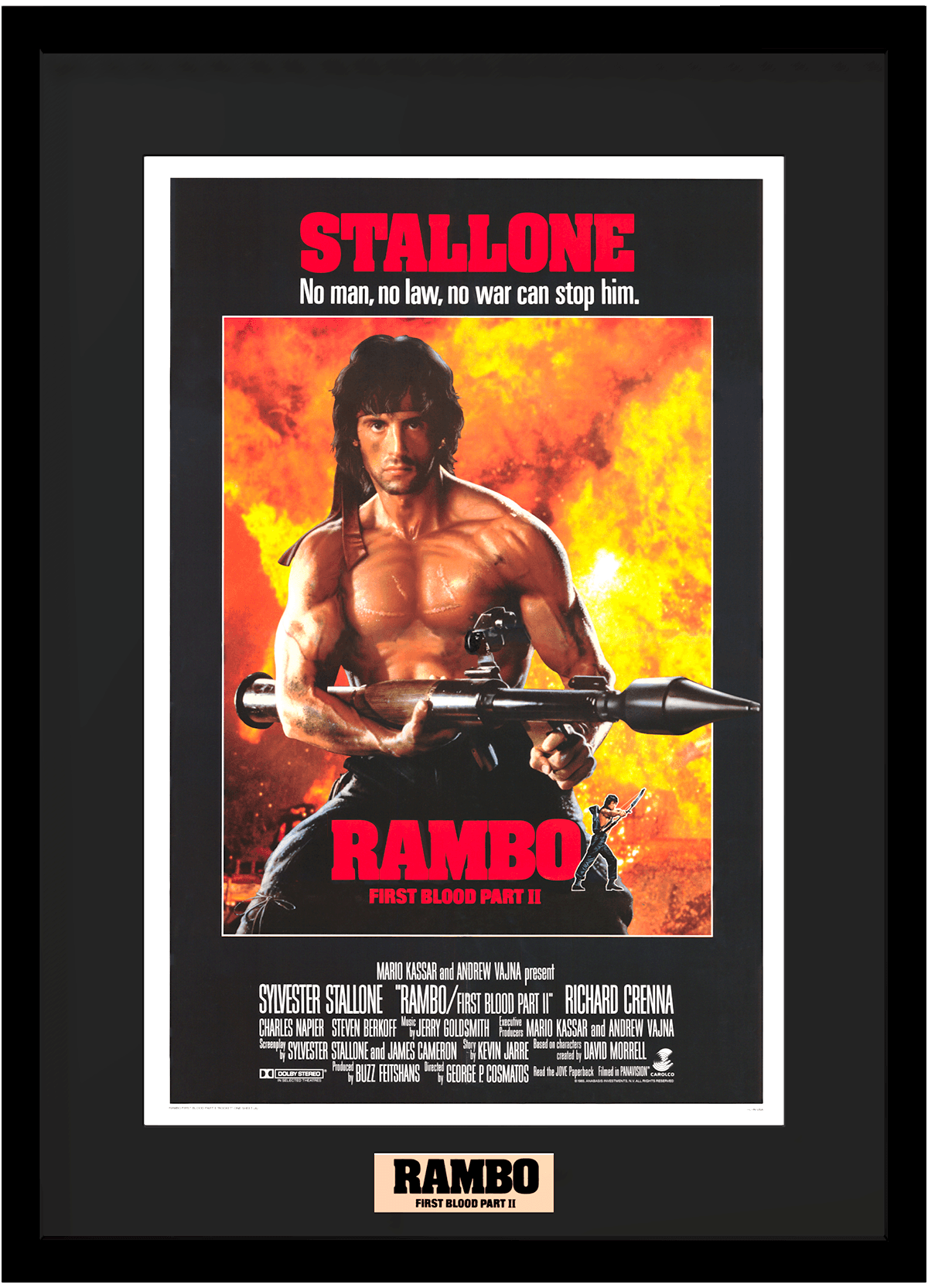 Rambo: First Blood Part II - Original US Theatrical Poster (1985) image 1
