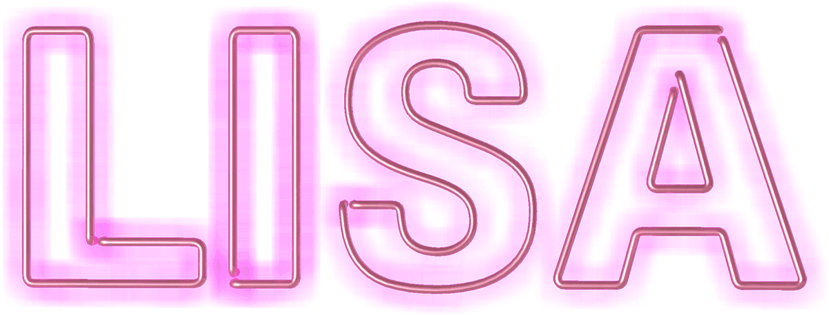 BLACKPINK NEON LIGHT - LISA