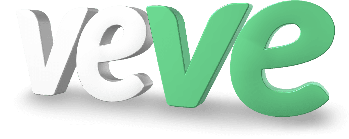 VeVe Logo White Green image 1