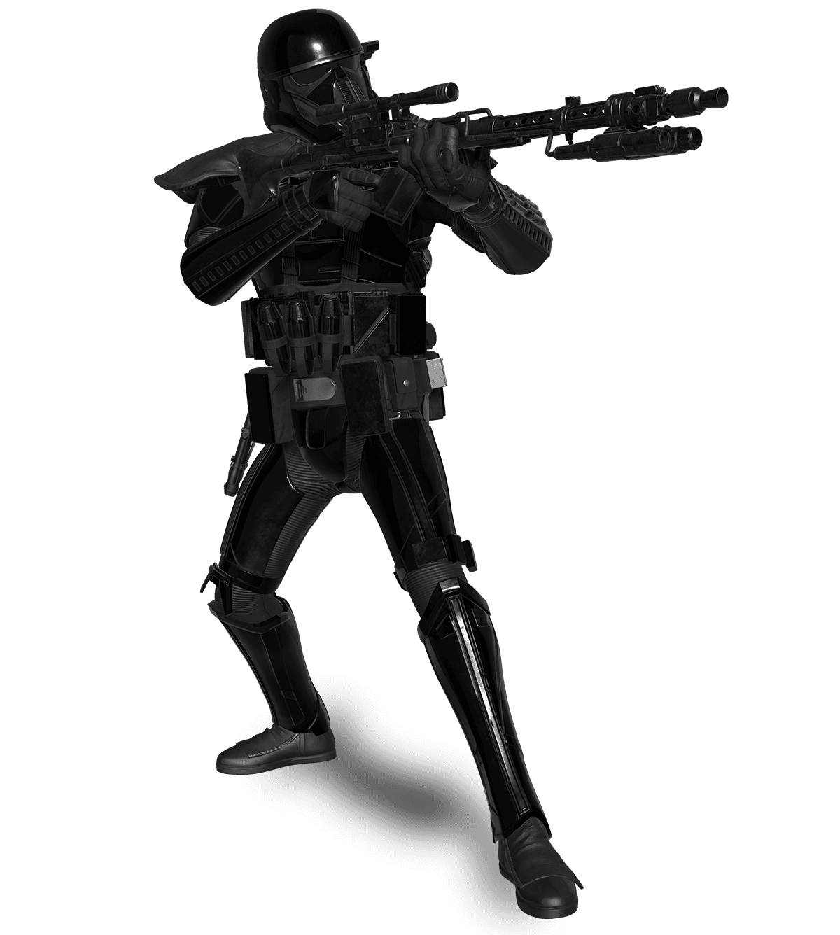 Death Trooper - DLT-19D Heavy Blaster Rifle Advance