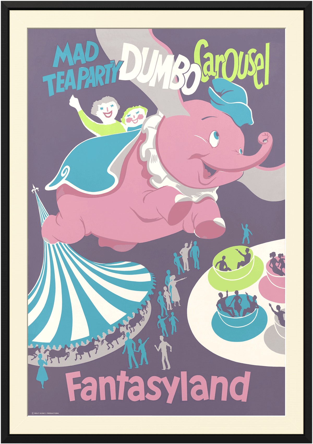 Mad Tea Party, Dumbo the Flying Elephant, King Arthur Carousel image 1
