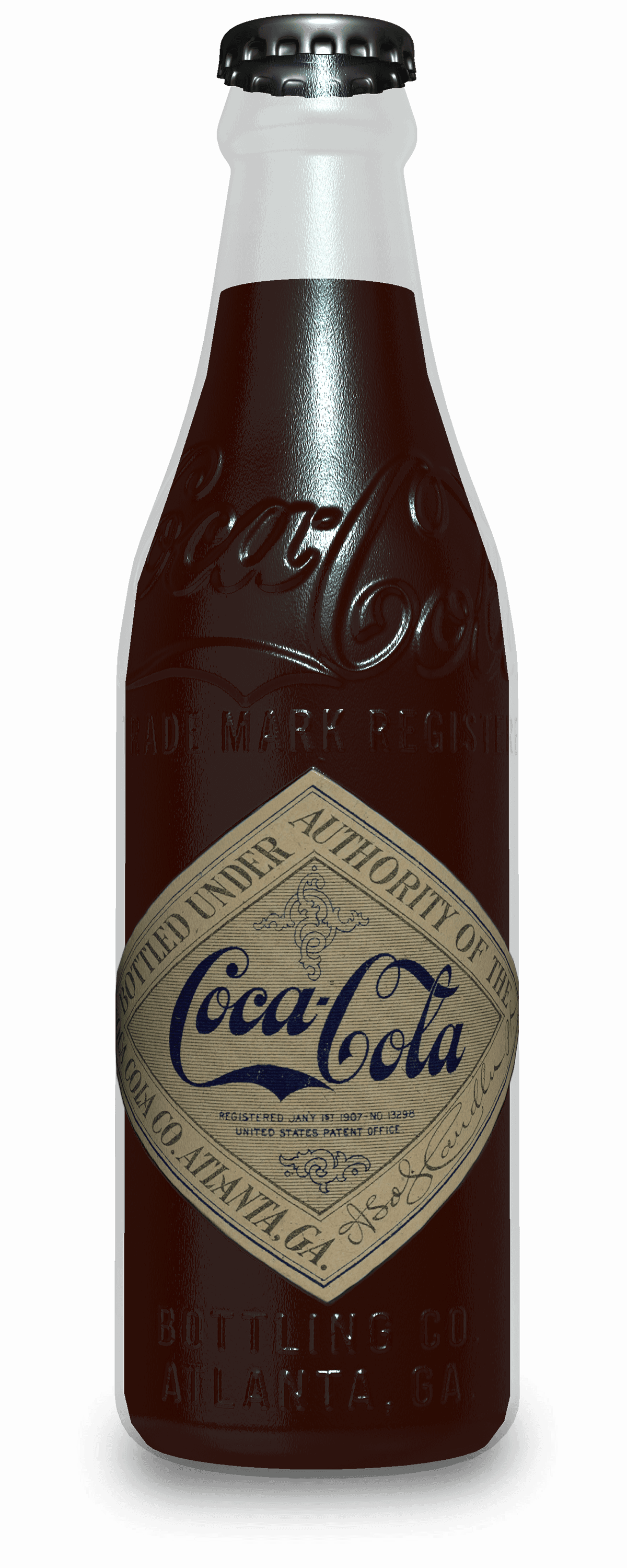 Coca-Cola – 1900 Labeled Bottle