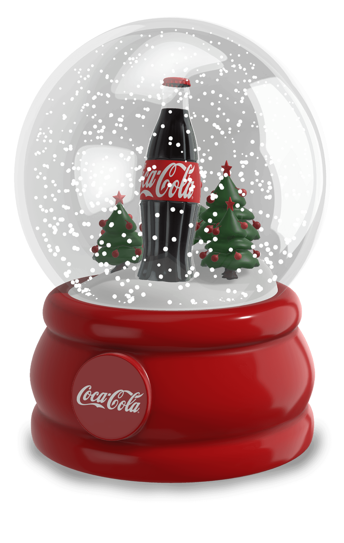 Snow Globe - Coke Bottle