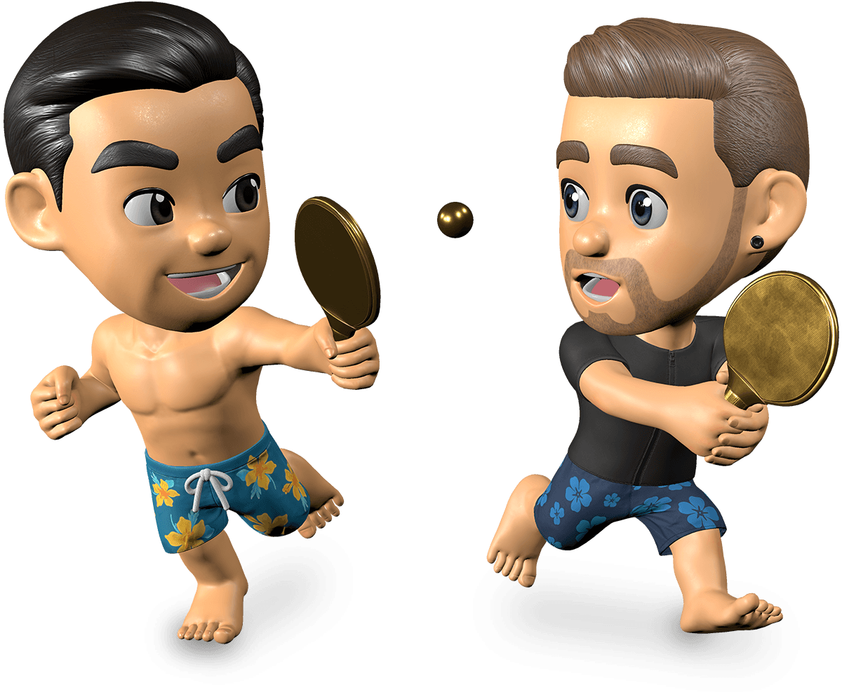 Paddle Ball - Gold Collectible