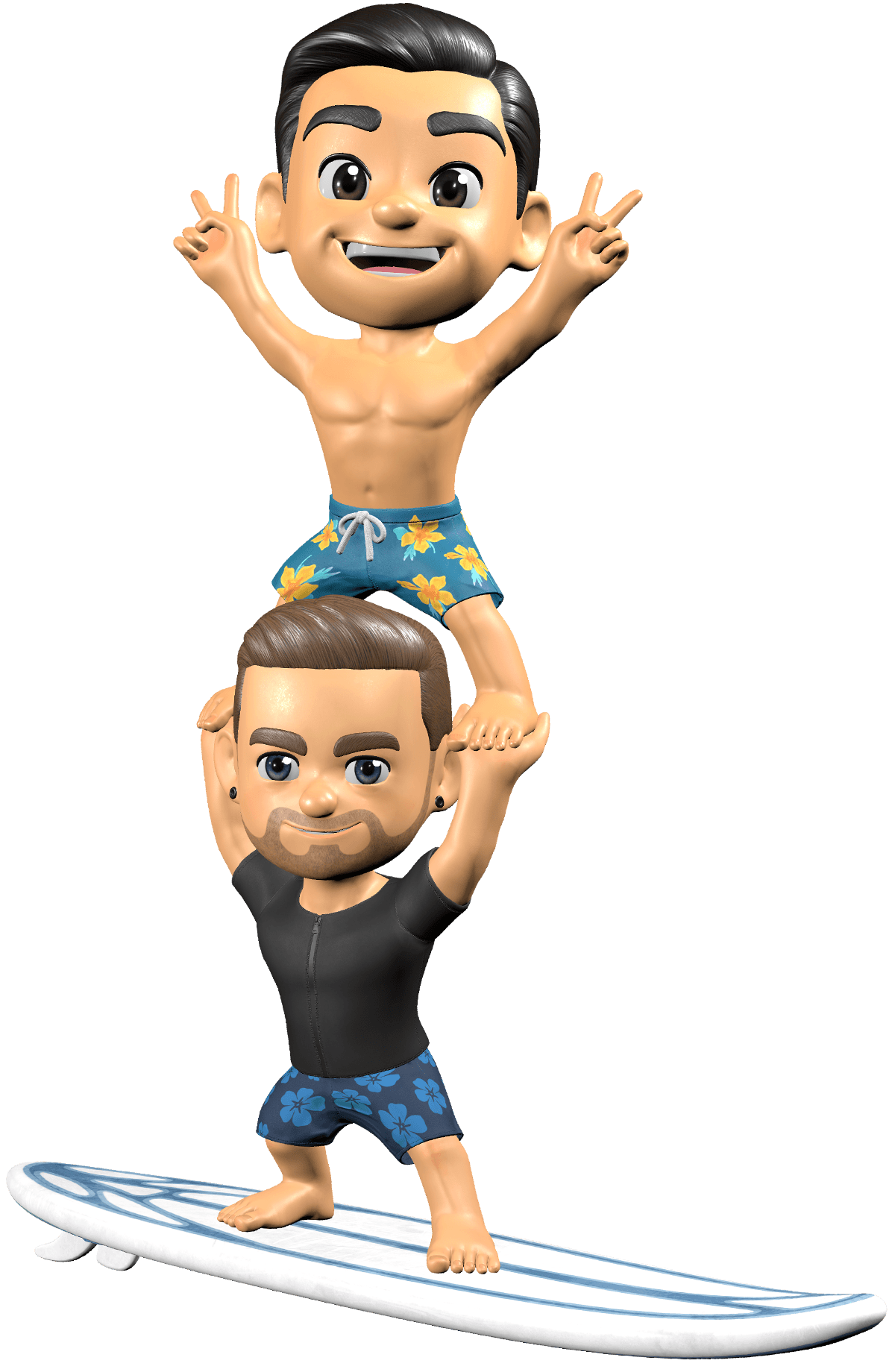 Acrobatic Surfing Collectible