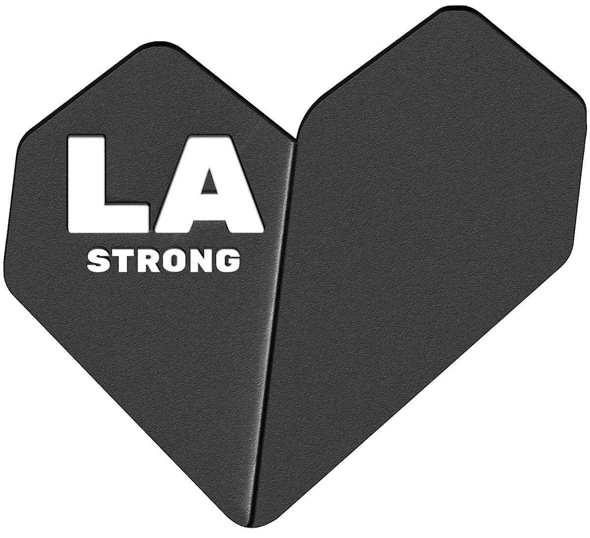 LA Strong - Black Heart image 1