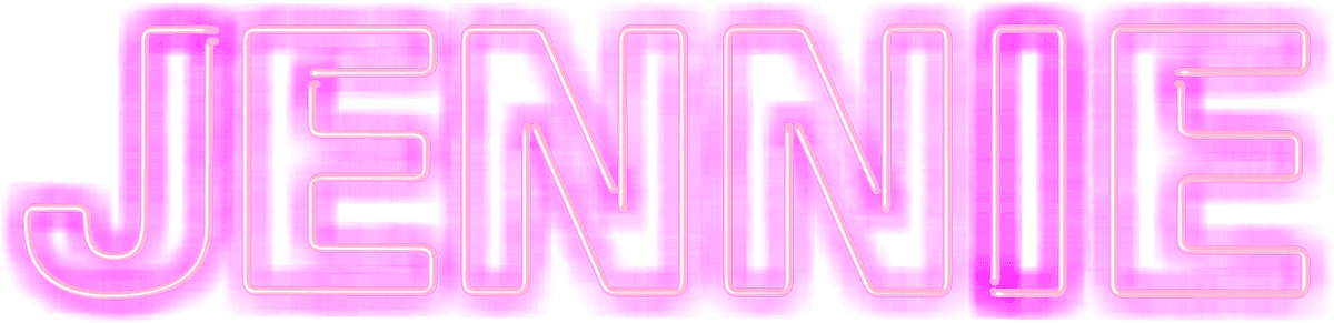 BLACKPINK NEON LIGHT - JENNIE image 1