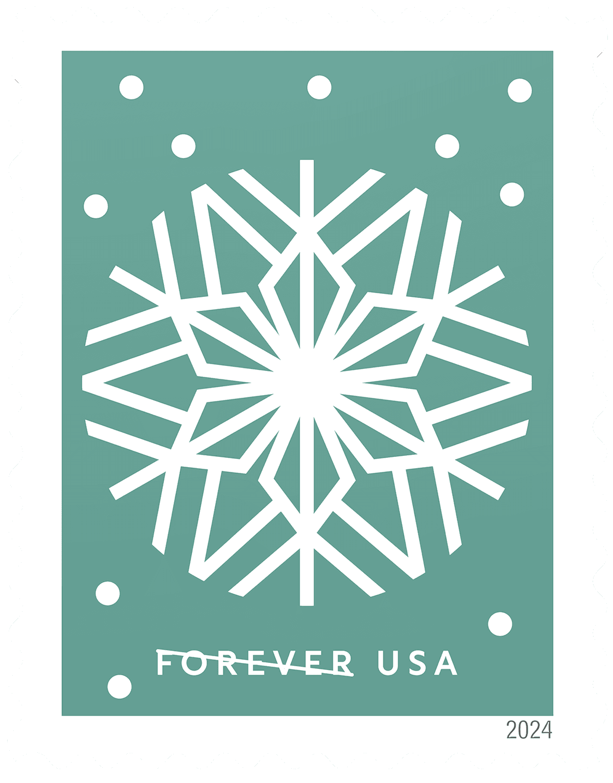 Winter Whimsy - Teal image 1