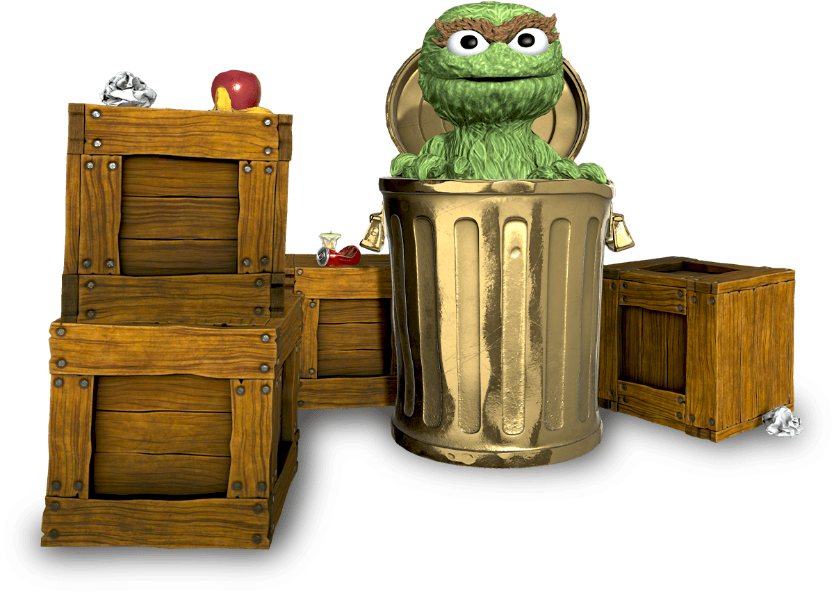 Oscar the Grouch - Gold image 1
