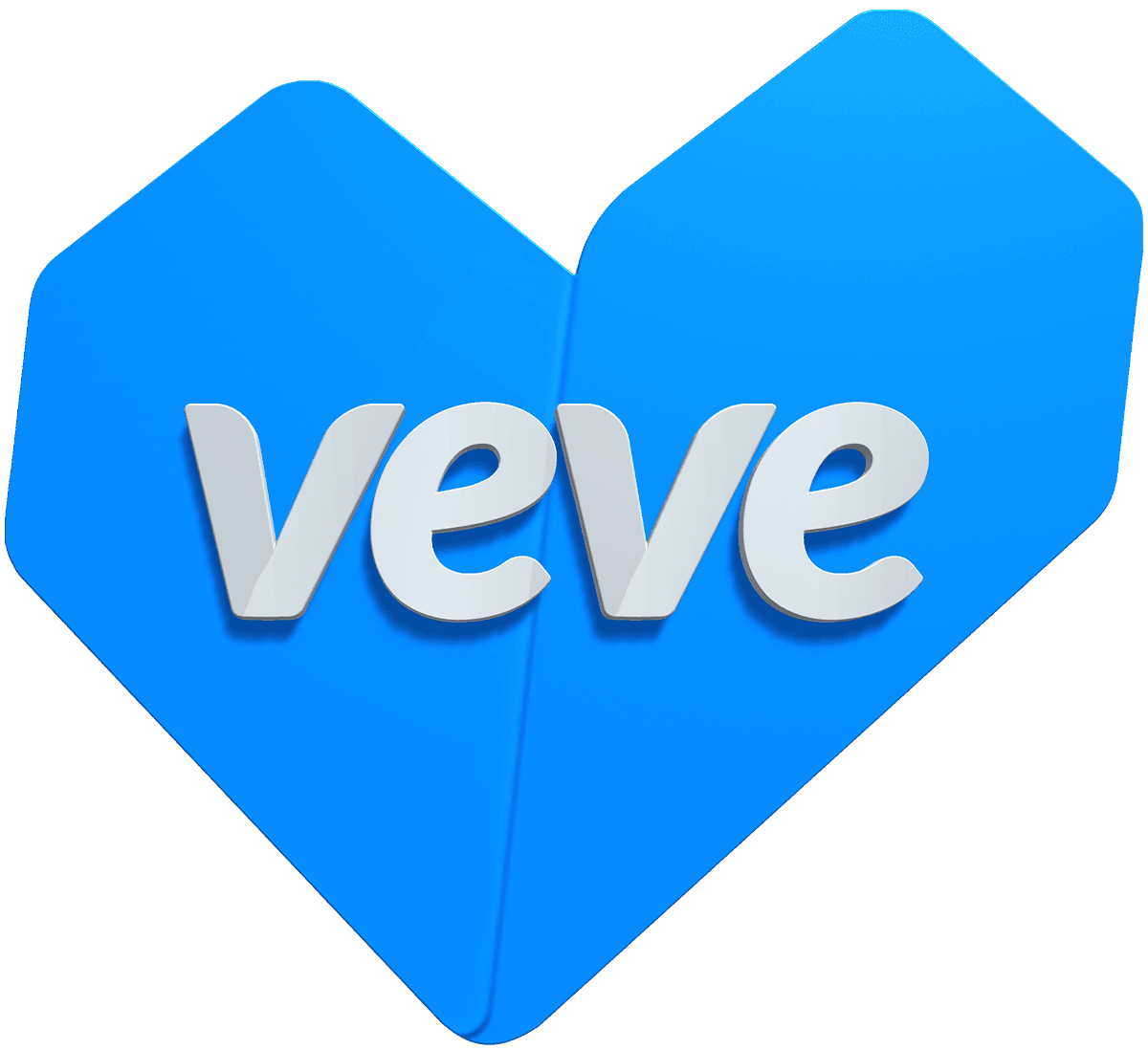 VeVe Heart Logo - Blue image 1