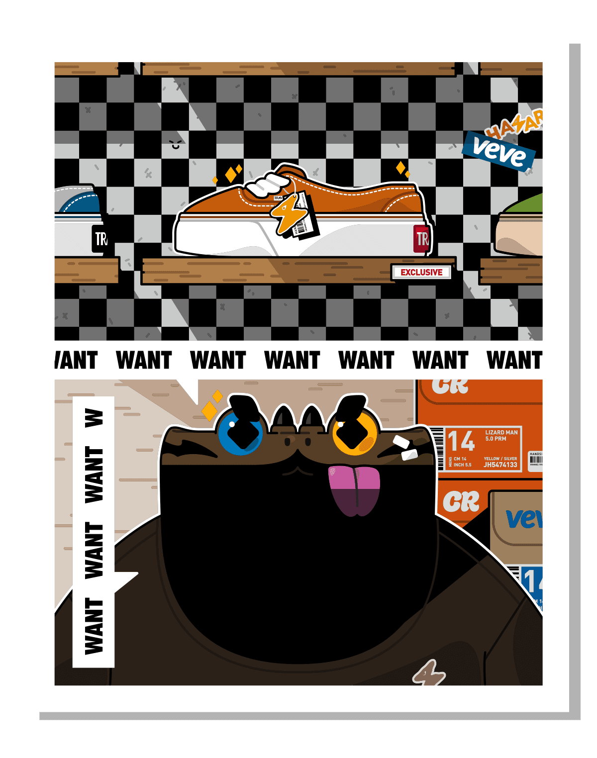 ODDY ver. CANVAS PRINT image 1