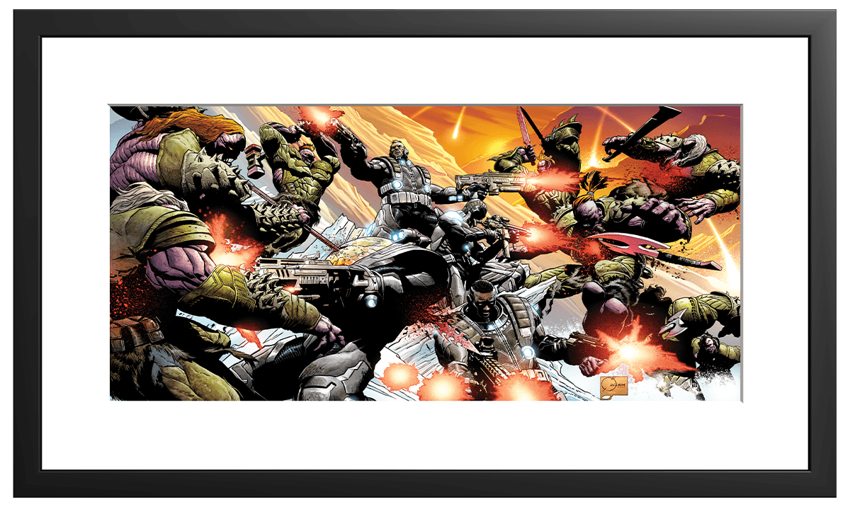 PLANET DEATH #0 Framed Art