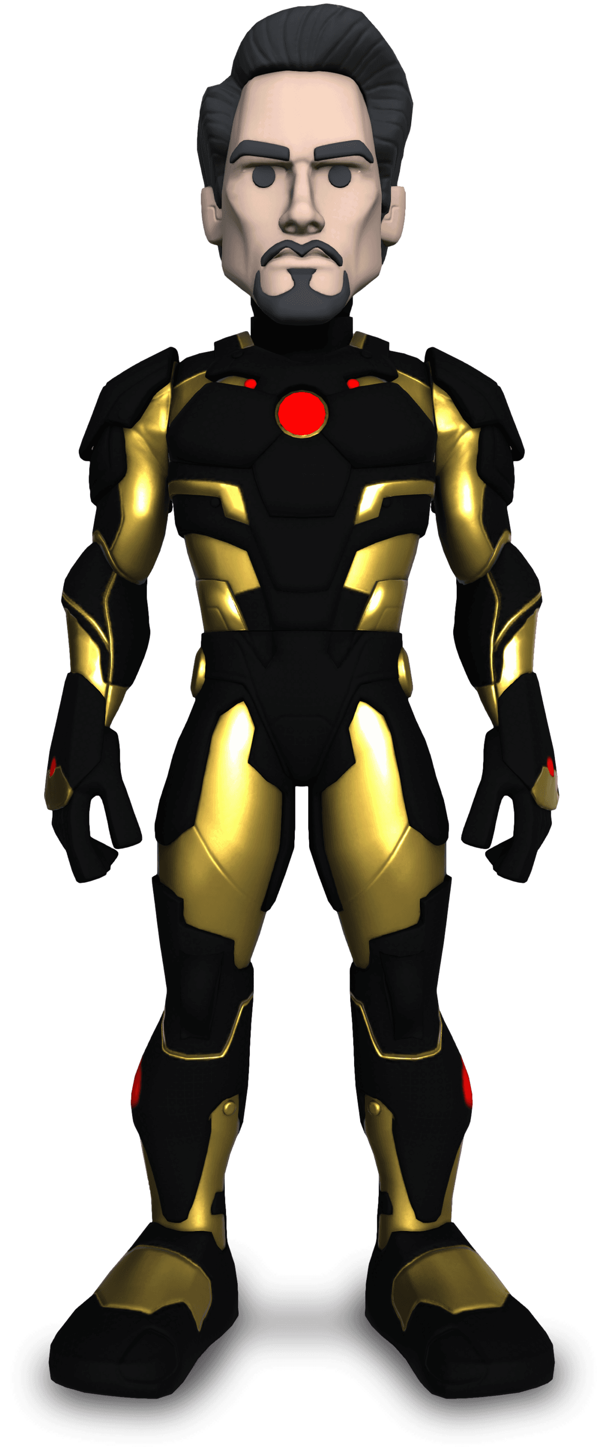 Marvel Iron Man 18” – Black & Gold