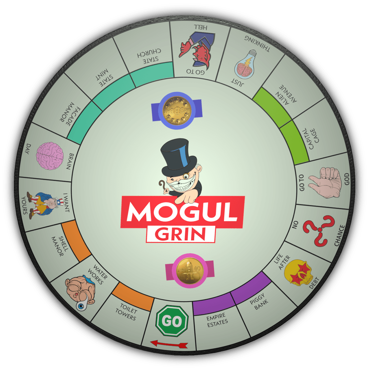 Mogul Grin Game Board image 1