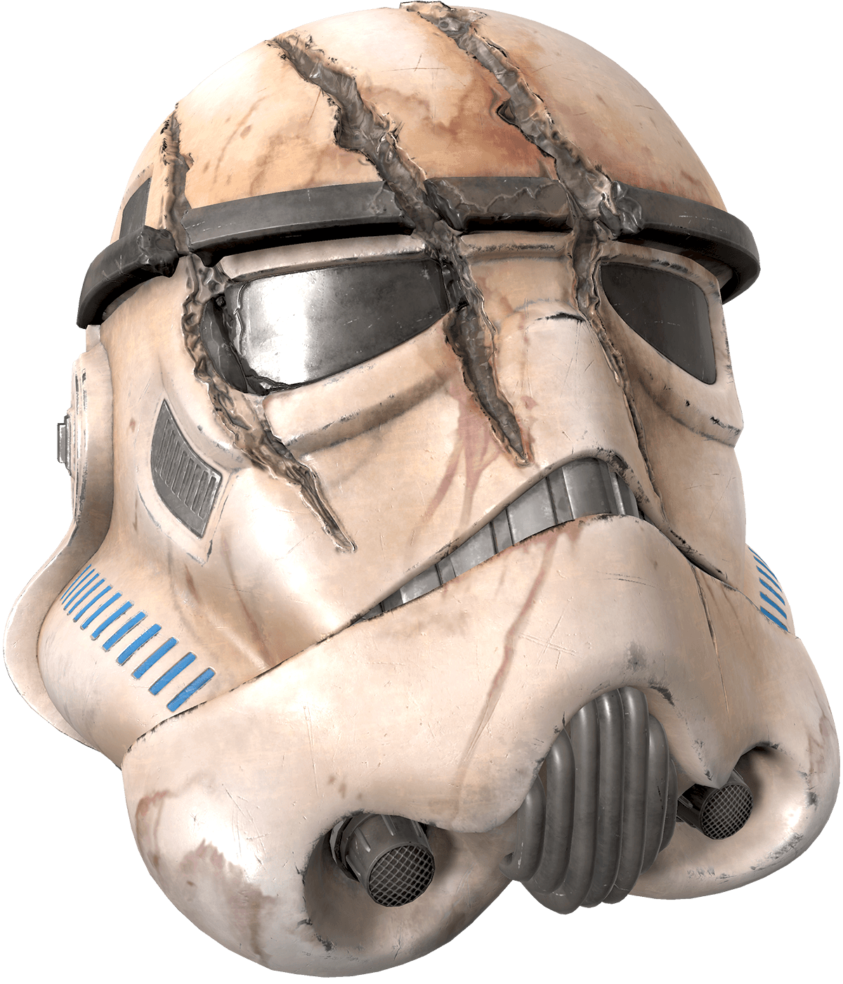 Gouged Stormtrooper Helmet image 1