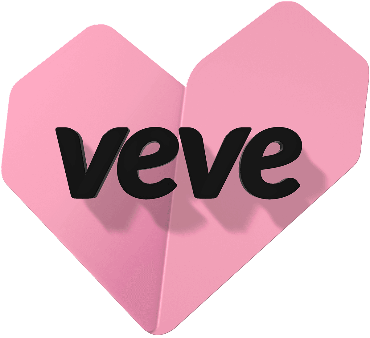 VeVe Heart Logo - Pink image 1